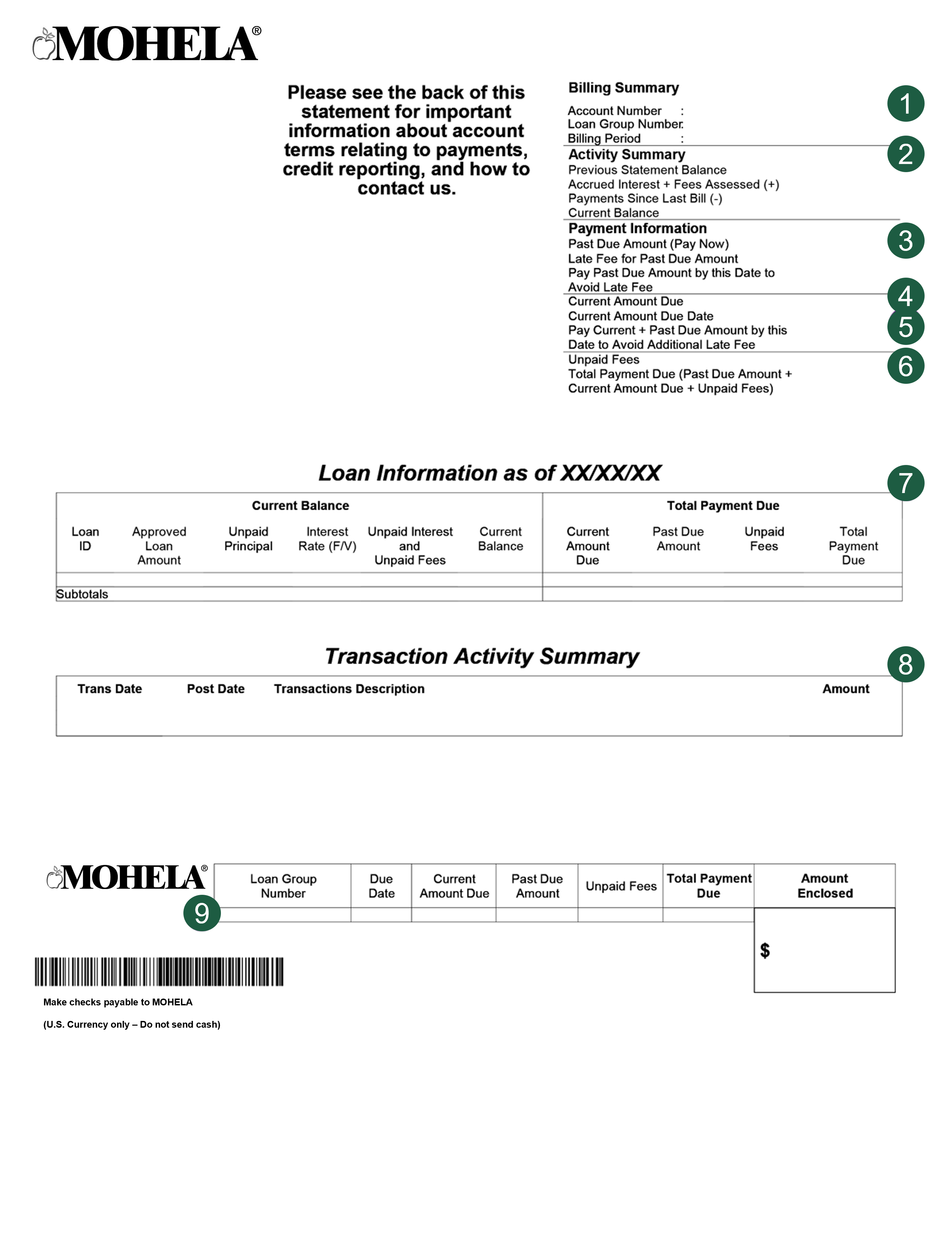 Private Loan Statement